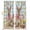 Blue, variant on Easter Bunny Eggs Blackout Curtains for Bedroom/Living Room, Pinch Pleated Black Out Curtains, Spring Tulips Rustic Rabbits Grey Plaid Room Darkening Window Drapes with Hooks 2 Panels, 39"x70"