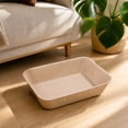 thumbnail image 4 of Orangide Extra Large Disposable Litter Box Portable Litter Tray Temporary Cat Toilet Monthly Use Travel Car Litter Box for Outdoor Trip 10 Pcs, 4 of 7