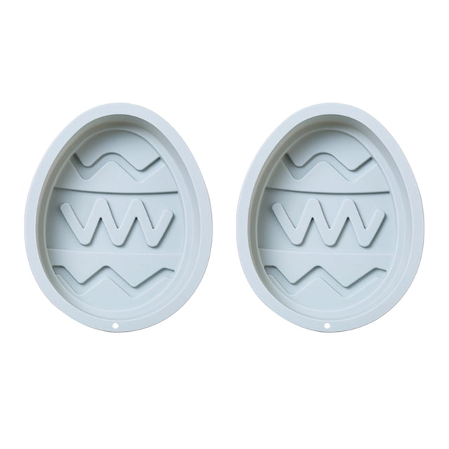 Molde para hornear en la cocina - Molde de silicona para pasteles con forma de huevo de Pascua, bandeja para hornear, molde para huevos de dinosaurio, molde para hornear de Halloween