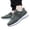Gray#25, variant on Men's Breathable Knit Arch Support Sneakers Hook and Loop Strap Round Toe Casual Walking Shoes