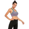 thumbnail image 5 of Women Sports Yoga FitnessBra Excercise Running Tank Tops With Adjustable And Removable Pad, 5 of 6