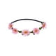 thumbnail image 4 of Jumpingount Diadema de flores 70s trajes para mujer disfraz Hippie elástico 5 pétalos bohemio guirnalda regalos Halloween boda suministros rosa rosado 10piezas Jumpingount CBP351412, 4 of 6