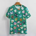 thumbnail image 4 of Animal Crossing Womens T-shirts Crewneck Shirts Blouse Short Sleeve Tee Shirts Girls Tops L, 4 of 8