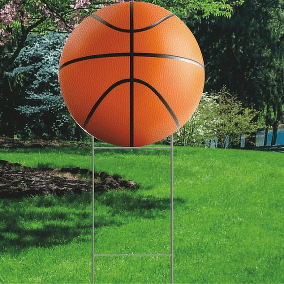 YS3036 Basketball Sports Plastic Outdoor Yard Sign Decoration Cutout