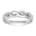 thumbnail image 5 of 14K White Gold Ring Band Wedding Diamond, Lab Grown Round, Size 7, 5 of 7