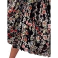 thumbnail image 2 of DYMADE Women Plus Size Floral Print Sleeveless Elegant Loose A-line Dress, 2 of 4
