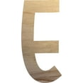 thumbnail image 1 of Small Wooden Letter, Real Wood Alphabet Letter E, 15'' Tall Craft DIY Project, 1 of 3