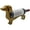 Yellow, variant on Dachshund Wine Bottle Holder, Wine Bottle Holder Decorative, Cute Dachshund Dog Wine Bottle Holder, Unique Home Bar Decor, Kitchen Wine Bottle Organizer