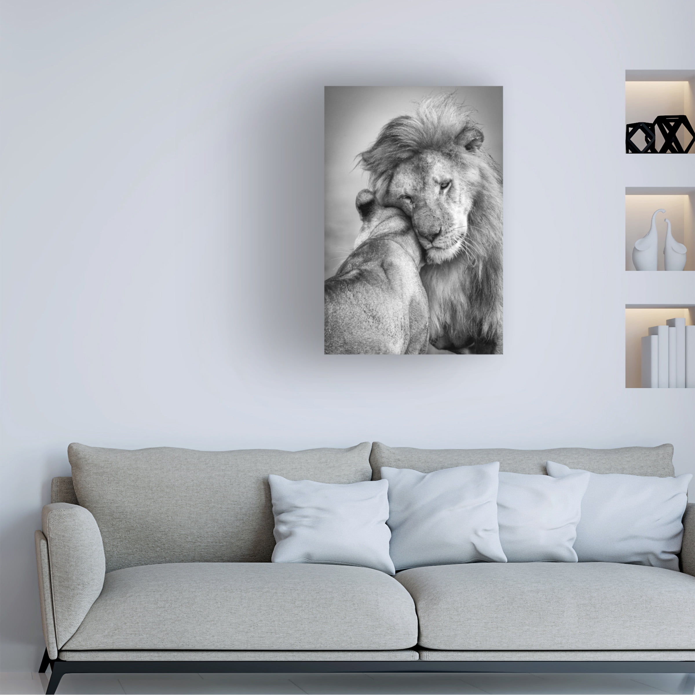 Ali Khataw 'African Love' Canvas Art