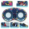 thumbnail image 4 of Pool Floats Adult, 2 Person River Tubes Inflatable 5-in-1 Heavy Duty River Raft with Backrests, Built-in Cooler, 2 Cup Holders, Floating Lounge Floatie for Lake Swimming Pool Summer Relaxation, 4 of 8
