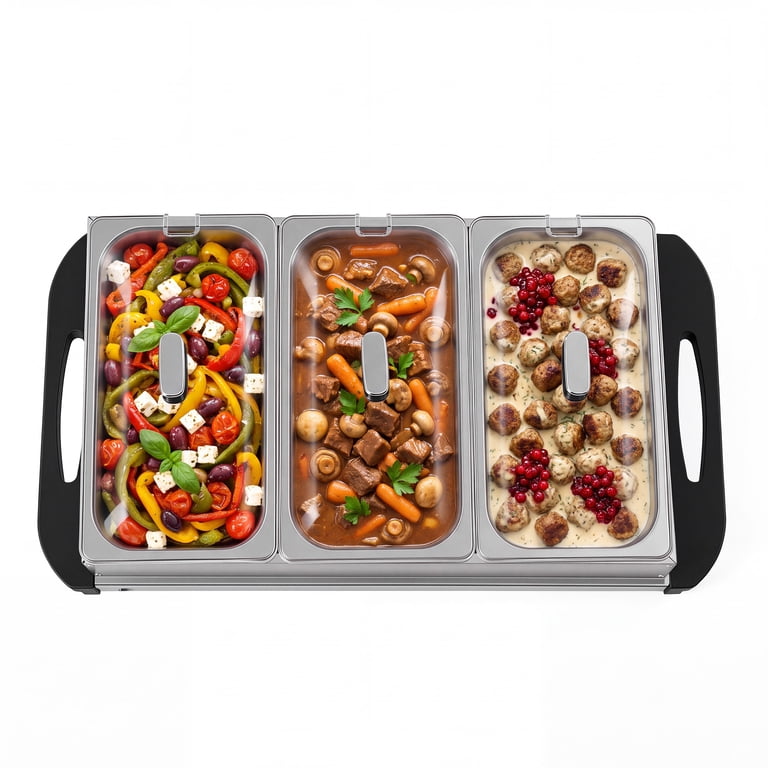 JIOABL 7.5 Quart Buffet Server With Temperature Control photo 2