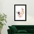 thumbnail image 2 of Wynwood Studio Prints Floral Pastel Splatter Floral and Botanical Florals Wall Art Canvas Print Orange Peach 13x19, 2 of 3