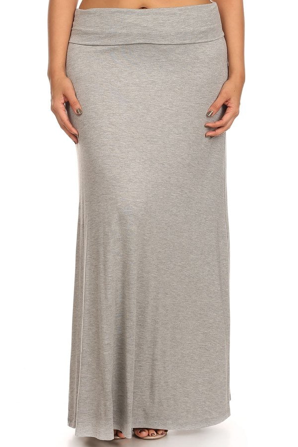 plus size maxi skirts walmart