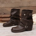 thumbnail image 4 of Slouchy Boots,Knee High Boots for Women - Modern Tall Dress Boots with Clean Structured Upper, Round Toe Knee Boots, Platform Sole and Slouchy Shaft Fashion Boots, Casual Footwear for Fall and Winter, 4 of 5