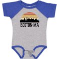 thumbnail image 3 of Inktastic Boston Massachusetts Skyline Sunset Boys or Girls Baby Bodysuit, 3 of 5