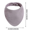 thumbnail image 3 of Baby Bibs-Baby Bandana Drool Bibs Cotton for Unisex Boys and Girls, Soft Absorbent Set for Teething and Drooling, 3 of 3