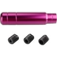 thumbnail image 3 of Aluminum Weighted Manual Shift knobs, Long Stick Shift Knob Gear Shifter Knobs, Car Accessories Lever Cover Head Universal Shifter Knobs with 3 Threaded Adapters (Purple), 3 of 17