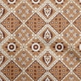 thumbnail image 1 of oneOone Velvet Brown Fabric Asian Floral Mix Fabric For Sewing Printed Craft Fabric By The Yard 58 Inch Wide, 1 of 4