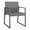 Adler Graphite, variant on Gansett Reception Waiting Room Guest Chair / Charcoal Steel / Navy Blue