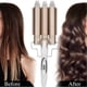 thumbnail image 4 of Cabello Inteligente Curling Iron Calefacción Rápida de 3 Barriles Cabello Waver Hairstyling Herramienta de Peluquería, 4 of 7