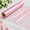 Pink, variant on Clear Cellophane Wrap Roll (34" X 100'ft) Blue Polka Dot Transparent Fors Gifts Baskets Flowers Birthday Party Eastermas Decorati