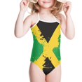 thumbnail image 5 of Kuiaobaty Comfortable Jamaica Flag Bikini Sets for Girls Kids, One Piece Toddler Bathing Suit Self-Cultivation & Swimsuit Coverup for Kids 3-4, 5 of 5