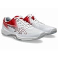 thumbnail image 1 of ASICS V-SWIFT FF 4 1053A066 101 White Classic Red Volleyball Shoes, 1 of 6