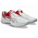 thumbnail image 1 of ASICS V-SWIFT FF 4 1053A066 101 White Classic Red Volleyball Shoes, 1 of 6