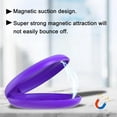 thumbnail image 3 of ARGOMAX-2 PCS Retainer Case Thin and Light Aligner Case, Magnetic Closure Retainer Case, Easy To Carry Retainer Holder Case, Purple + Purple., 3 of 8