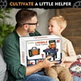 thumbnail image 2 of Kids Tool Bench Set with Electric Drill and Chair,Construction Workbench Toys for Toddlers 3-5,Kids Tool Play Set,Multifunctional Transformable Toolbox,Boy Gift for 3 4, 2 of 7
