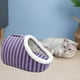 thumbnail image 5 of Cama nido cerrada para gatos pequeños, medianos y grandes | Saco de dormir de felpa suave y lavable con diseño desmontable | Casa para gatos de interior que proporciona calidez y comodidad., 5 of 6