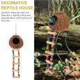 thumbnail image 3 of 1 Set Synthetic Material Reptile Coconut Hideout For Reptile Owners, 3 of 8