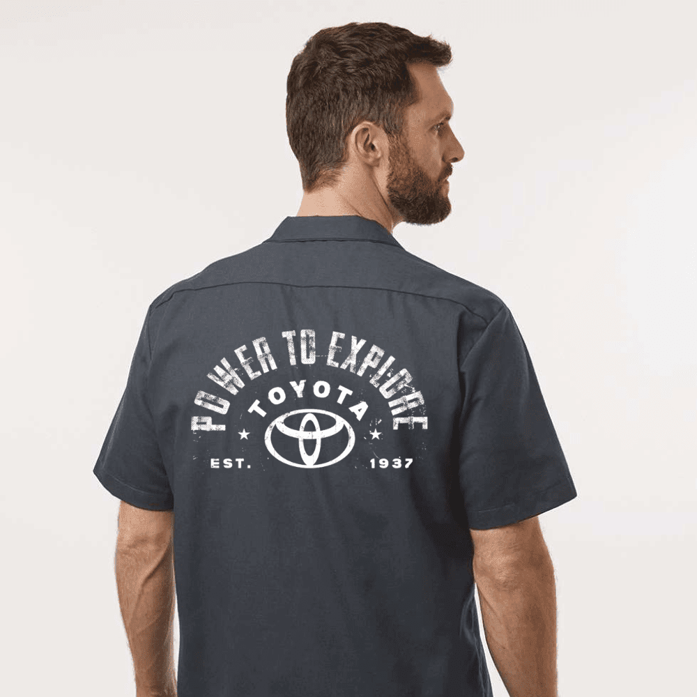 Toyota Men's Dickies Power to Explore Work Shirt