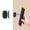 Black, variant on Magnetic Remote Control Mother - Child Buckle Hook, Snap - On Latching System With Strong Magnet For Wall Desk Storage, Single Pack For Small Item Organization Like Remotes Keys