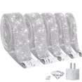 thumbnail image 1 of LNGOOR 5 Rolls Super Self Adhesive Art & Craft Tape with 2 mm Rhinestones Strips Sticker(Silver), 1 of 7
