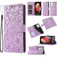 thumbnail image 3 of for Samsung Galaxy A51 A14 A34 A54 4G 5G Case, Versatile Unique Printed Leather Phone case, Card Slots Wallet Skin-Friendly Protector Cover Bumper(Purple,A14 4G/5G), 3 of 8