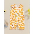 thumbnail image 2 of Bagilaanoe Newborn Baby Girls Boy One-pieces Print Sleeveless Jumpsuit 3M 6M 12M 18M Infant Romper Casual Clothing, 2 of 8
