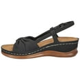 thumbnail image 3 of Easy Street Jupiter Women's Slingback Comfort Sandals Color: Navy Size: 8.5, 3 of 4