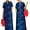 CL5, variant on BAZINRICHE African Women Clothing O-neck Cotton Robe Long Dresses Free Head Scarf Lady Maxi Size