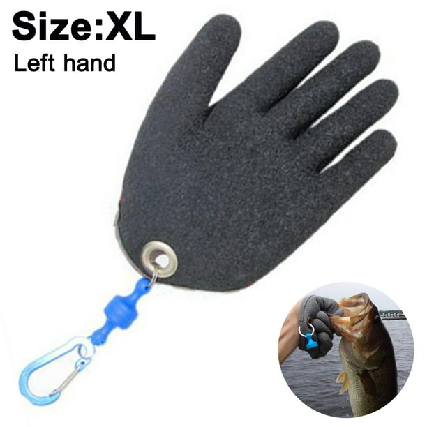 1pcs Fishing Glove with Magnet Release, Fisherman Professional Catch Fish  Gloves Cut&Puncture Resistant with Magnetic Hooks Hunting Glove