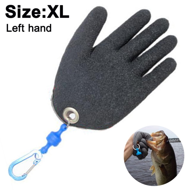 guante de pesca con liberación magnética, guantes profesionales para pescar, resistentes a cortes y perforaciones, con ganchos magnéticos, para caza.