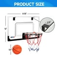 thumbnail image 7 of GSE Games & Sports Expert Over-The-Door Mini Basketball Hoop Set with Basketball & Pump, Wall-Mounted Basketball Hoop Set for Home & Office, Indoor Basketball Game, 7 of 7