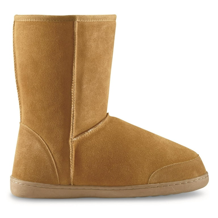 Guide gear men's suede bootie slippers sale