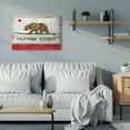 thumbnail image 2 of Stupell Home Décor California Republic Bear Wood Texture Design Canvas Wall Art by Retrorocket, 2 of 6