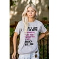 thumbnail image 3 of What Look In Guys French Bulldog Pet Women's Graphic T Shirt Tees Brisco Brands S, 3 of 5