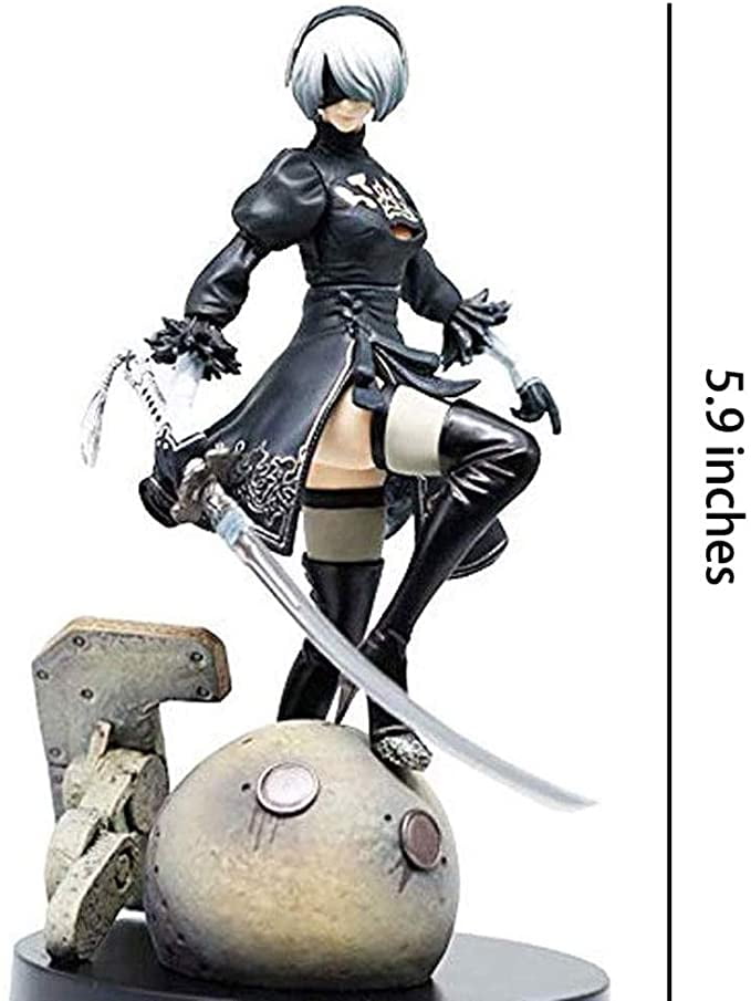 New Popular Deluxe Version Anime Figure PS4 Game Automata NieR YoRHa   Type B 2B Standing Beautiful Girl PVC Action Figure 