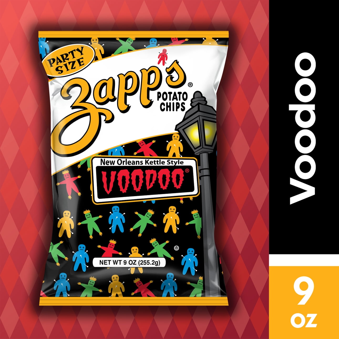 9 oz Zapp's Voodoo New Orleans Kettle Style Potato Chips