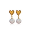 thumbnail image 2 of 1 par de pendientes estéticos de gota para mujer, joyería hecha a mano a la moda para fiesta de novia, regalos para madre, accesorios, corazón Ropa, zapatos y accesorios Miscelánea Hart Jumpingount AP010726-01, 2 of 6