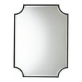thumbnail image 2 of Baxton Studio Parcenet Modern Black Finished Metal Accent Wall Mirror, 2 of 5