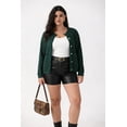 thumbnail image 5 of CASSIE LIZ Womens Plus size Cardigan Sweaters Long Sleeve Crewneck Button Down Knit Green Sweaters Fall Winter Lightweight Cardigans 5XL 26W 28W, 5 of 9